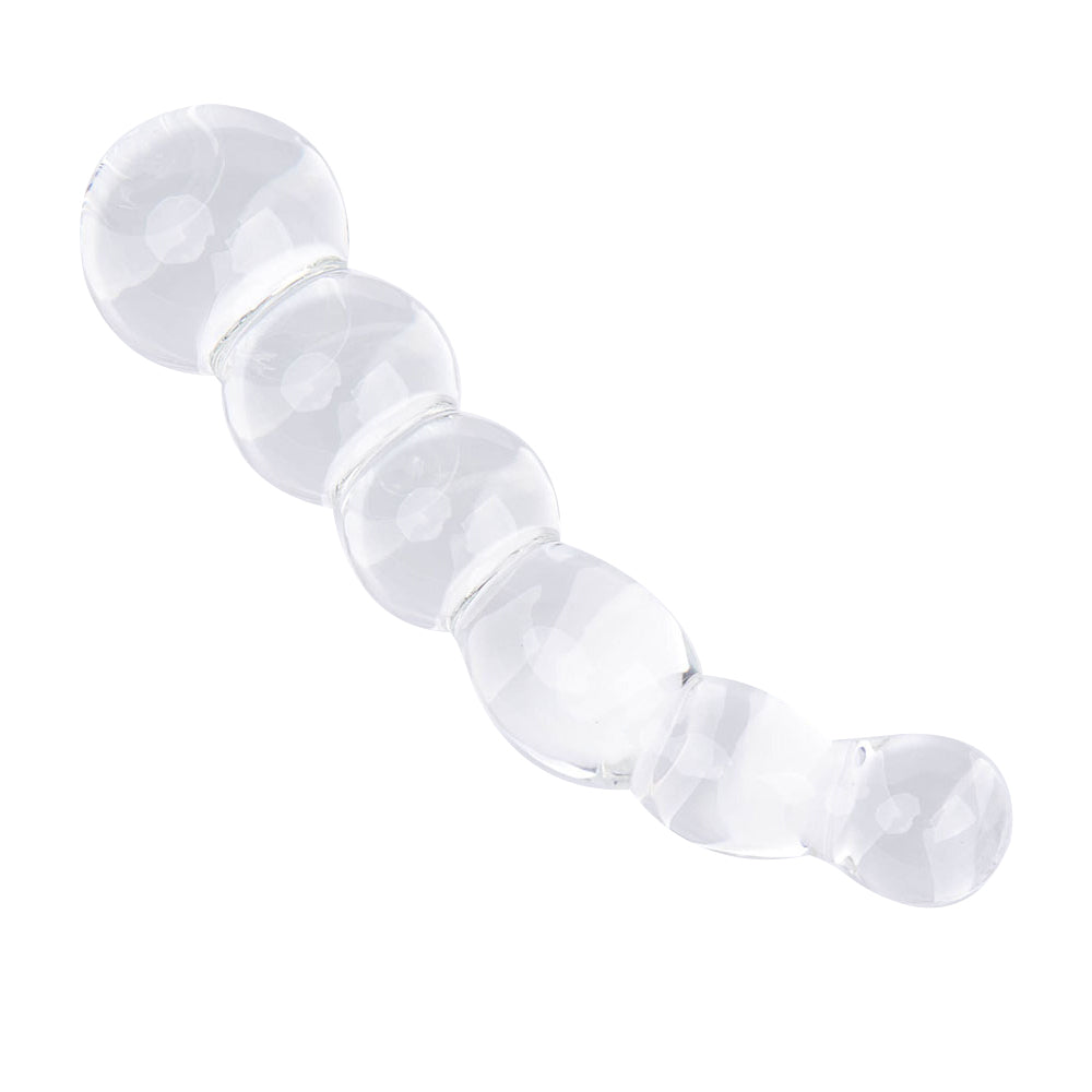 Beaded Sensual Glass Butt Plugs Dildo 6-Inch