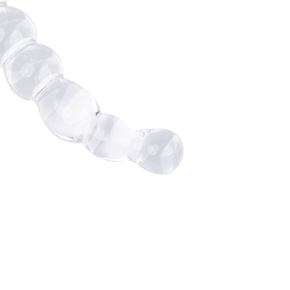 Beaded Sensual Glass Butt Plugs Dildo 6-Inch