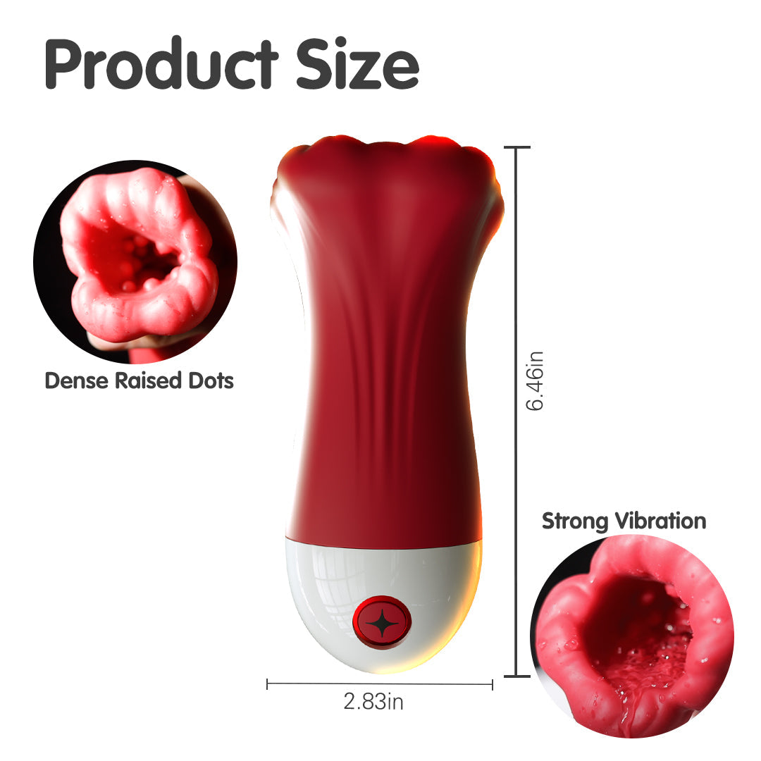 Big Mouth Flower Penis Training Masturbator