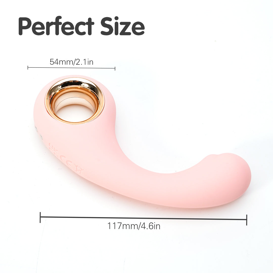 Antlers Soft Flexible Curved Finger Dildo Vibrator