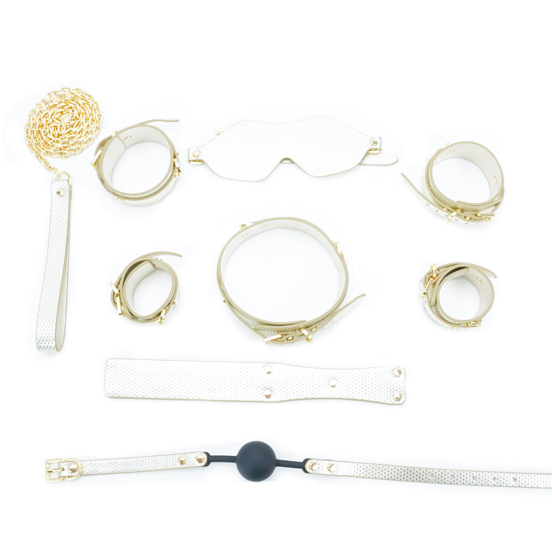 BDSM Luxury Bondage Set - Gold
