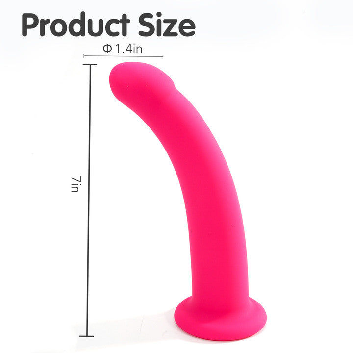 Bend Over Pink Dildo 7-Inch