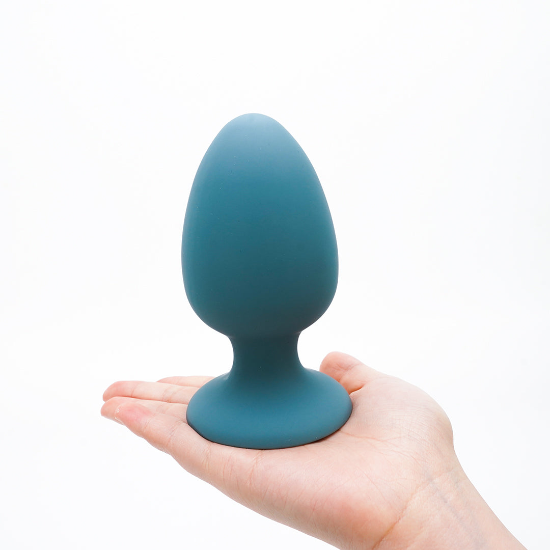 Whispering Vale Dark Blue Rocking Ball Anal Plug 4.8-Inch