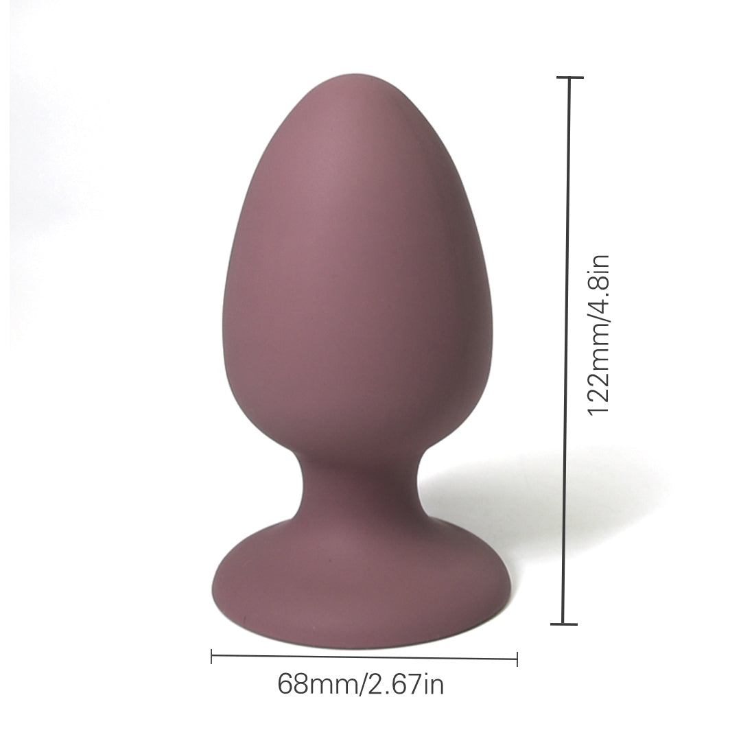 Whispering Vale Brown Rocking Ball Anal Plug 4.8-Inch