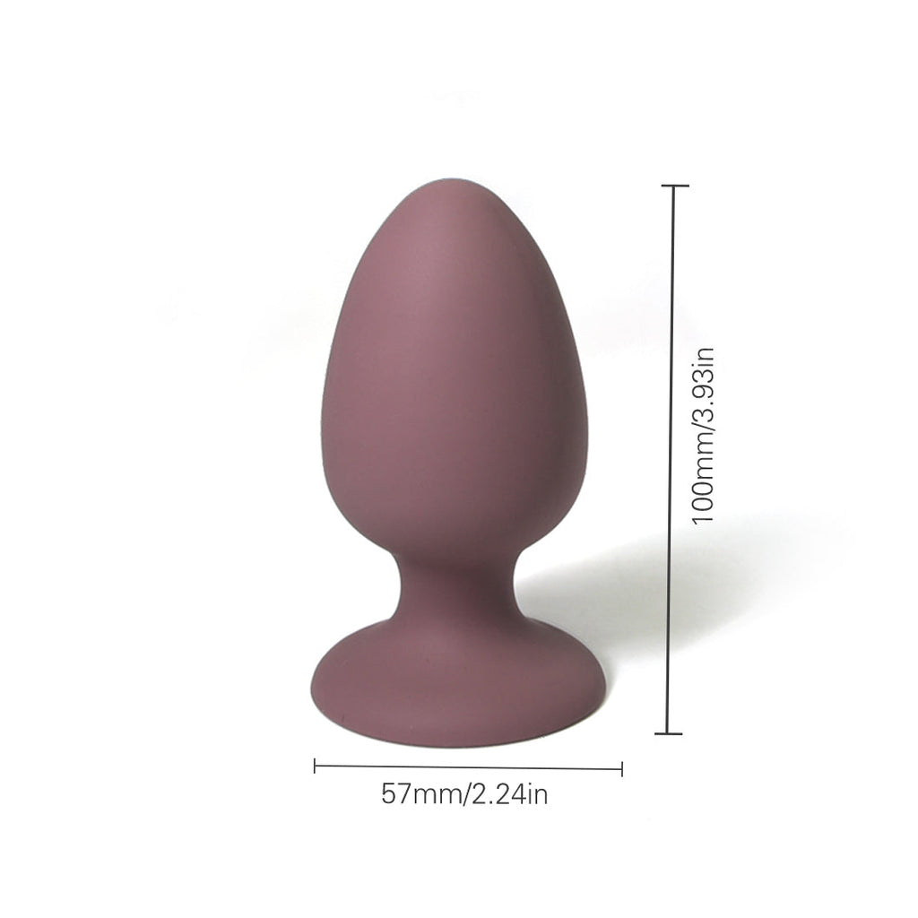 Whispering Vale Brown Rocking Ball Anal Plug 3.93-Inch