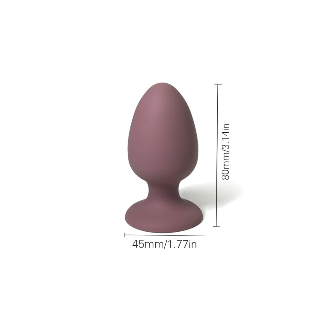 Whispering Vale Brown Rocking Ball Anal Plug 3-Inch