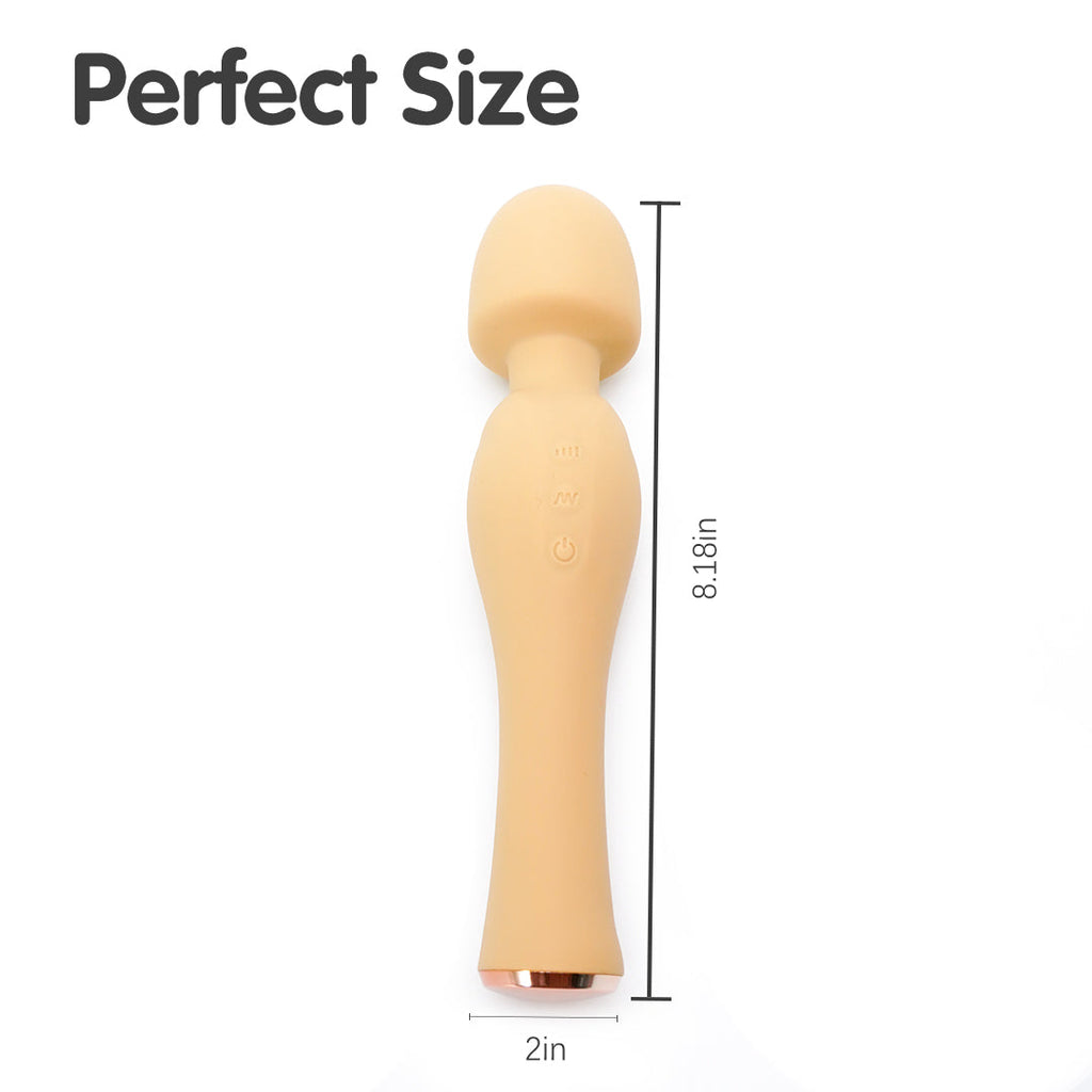 Mustard AV Rechargeable Wand Vibrator