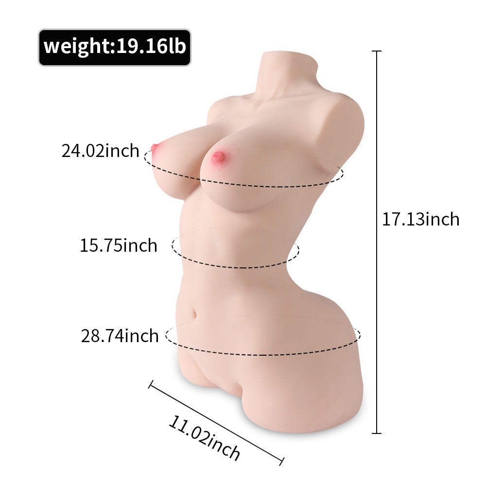Hermosa Doll Realistic Vagina, Ass And Tits Masturbator 19.16 lb