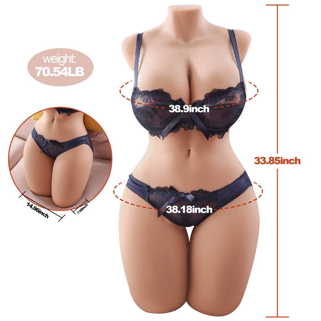 Mona Doll Realistic Vagina, Ass And Tits Masturbator 70.54 lb