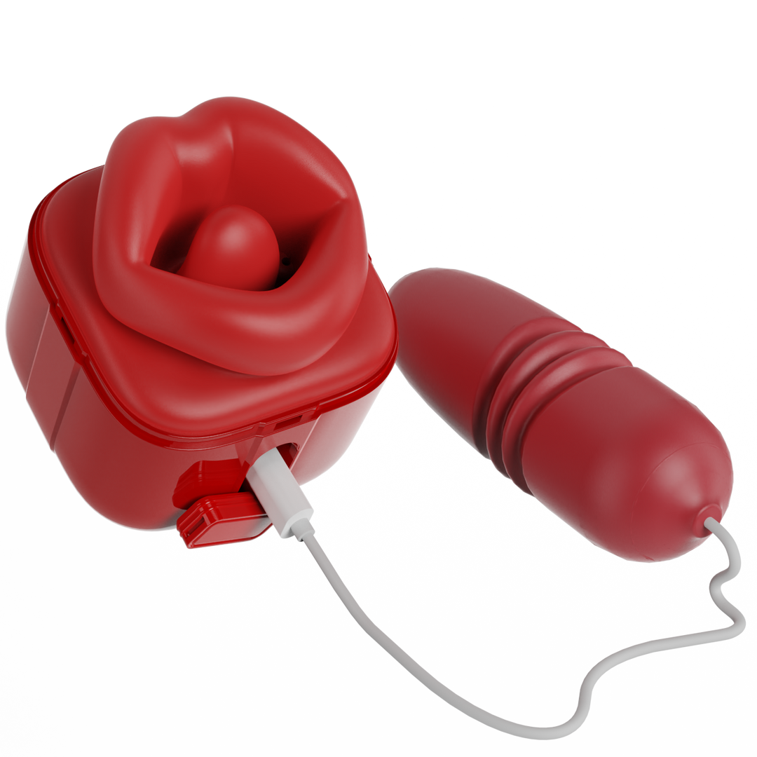 Lovely Kiss Pro 3-in-1 Tongue Vibrator