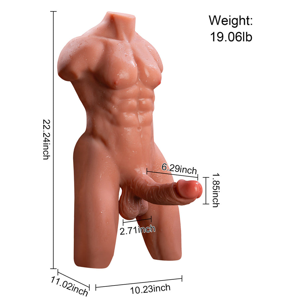 Duke Real Cock And Ass Vibrating and Thrusting Dildos Masturbator 19.06 lb