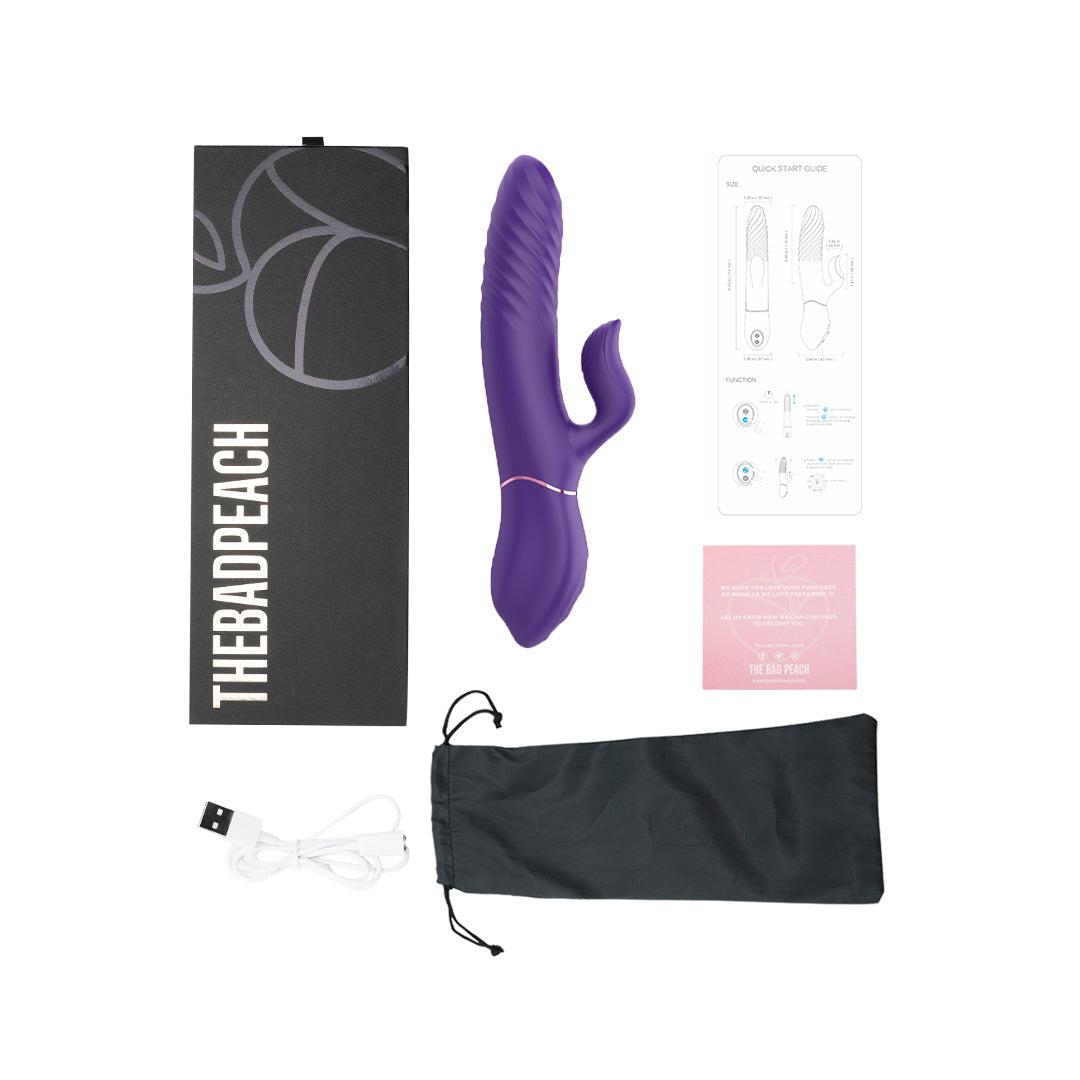 Lighters Rechargeable Thrusting Heating Rabbit Vibrator