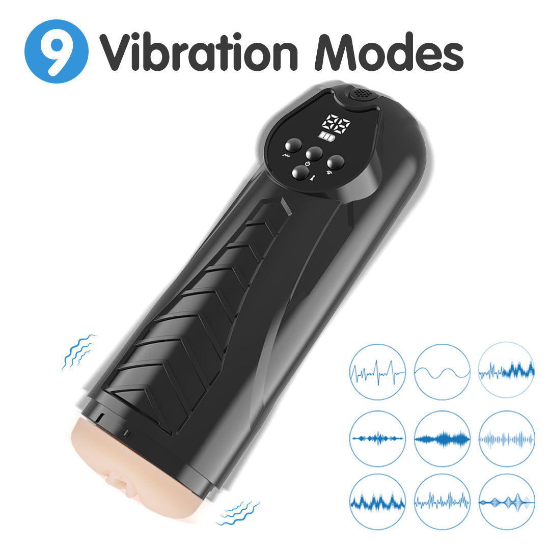 Tiger's Roar Voice-activated Control Vibrating Male Masturbator