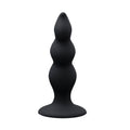 Nathan Beaded Black Anal Dildo Massager With Suction Cup Base