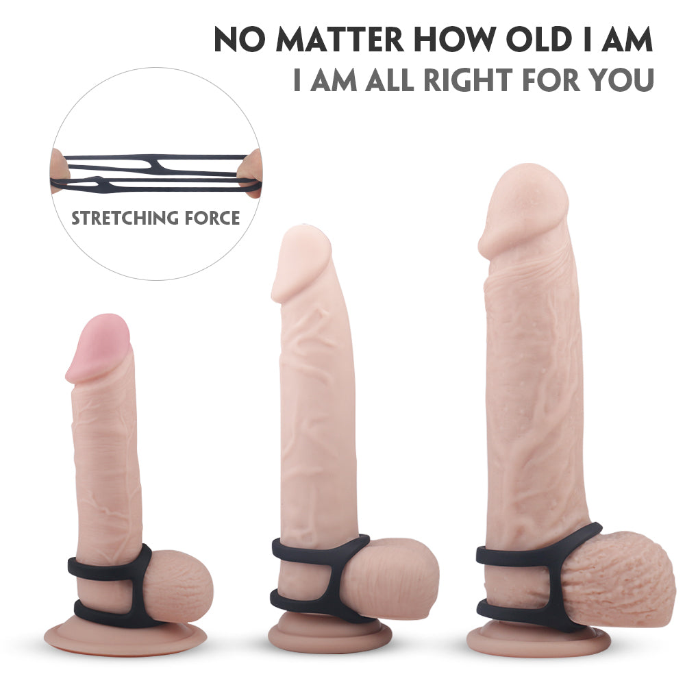 Heman Stamina Enhance Silicon Ball Cock Ring