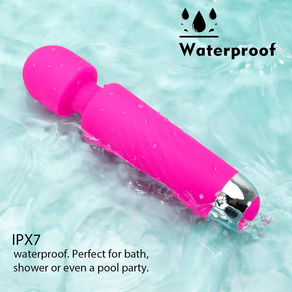 Pink Silicon Massage Wand Vibrator