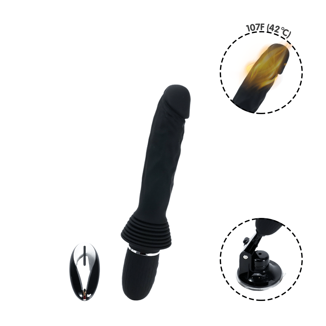 Viper-X Thrusting & Heating Remote Control Dildo Vibrator