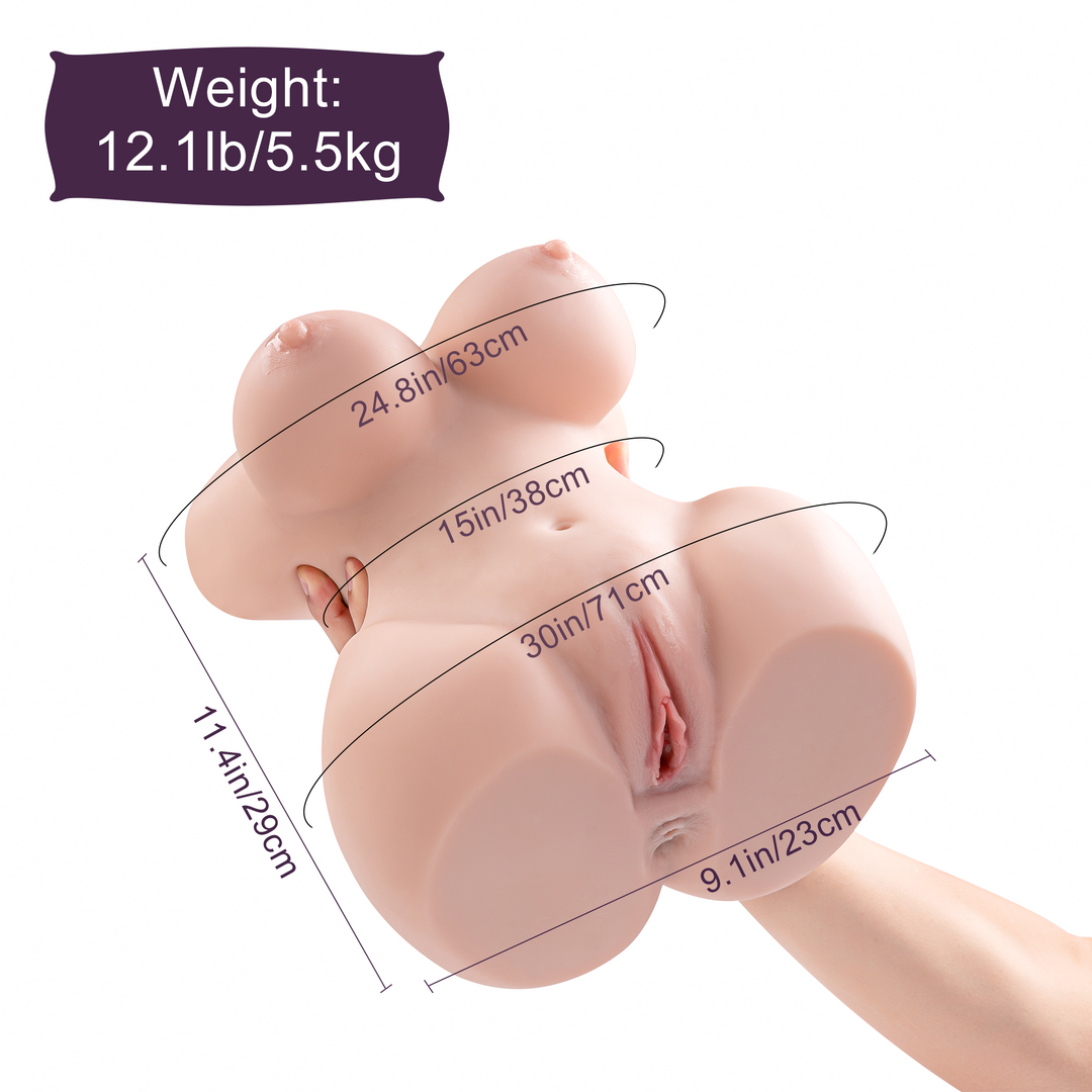 Bob Doll Realistic Vagina And Ass Masturbator 12.1 lb