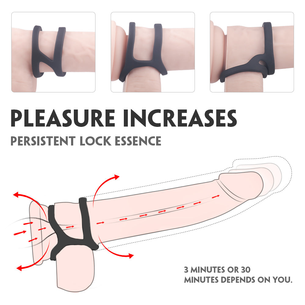Heman Stamina Enhance Silicon Ball Cock Ring