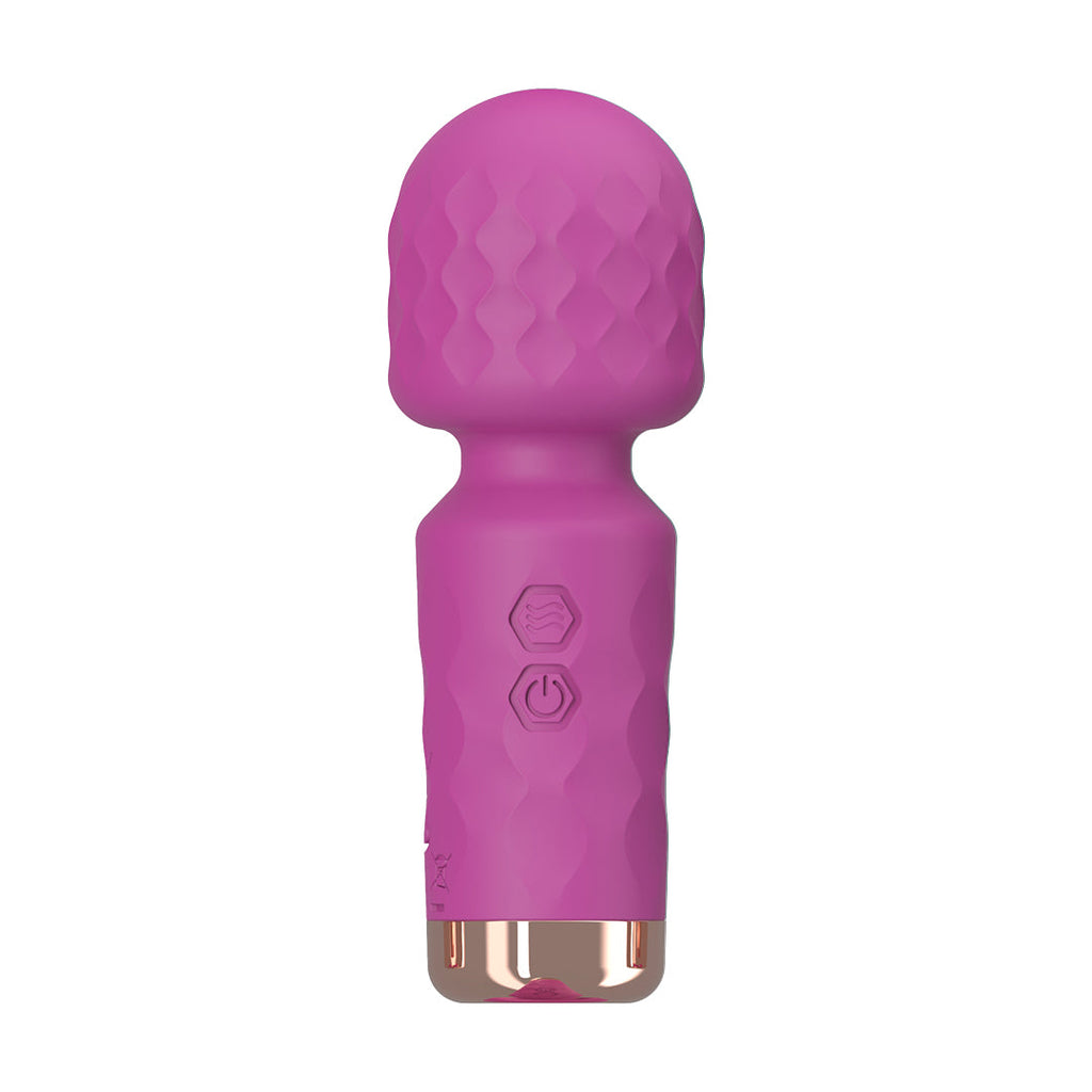Pink Whisper Rechargeable Mini Massage Wand Vibrator