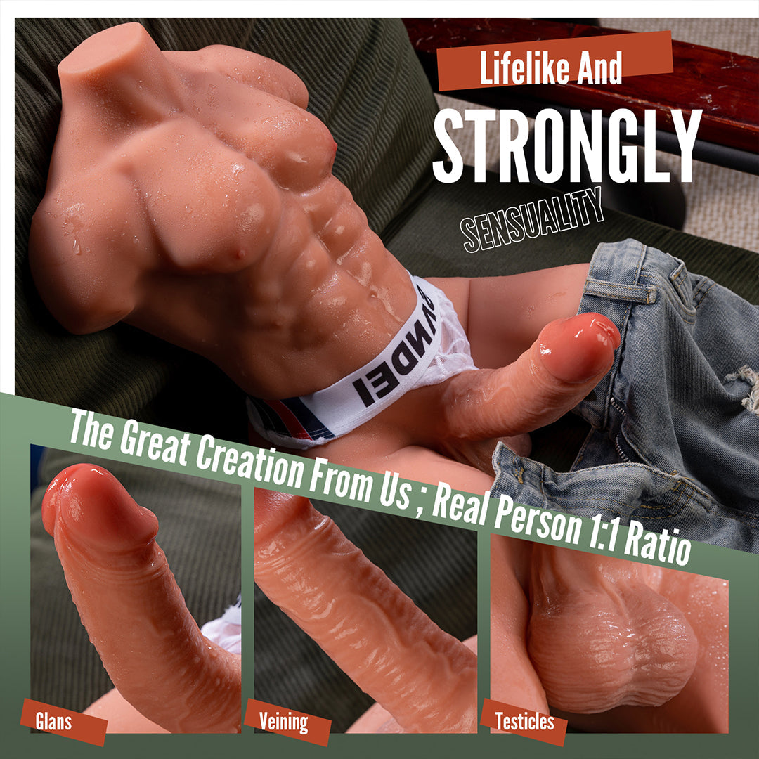 Duke Real Cock And Ass Vibrating and Thrusting Dildos Masturbator 19.06 lb