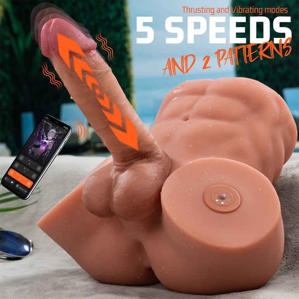 Gretel Real Cock And Ass Vibrating and Thrusting Masturbator 14.32 lb