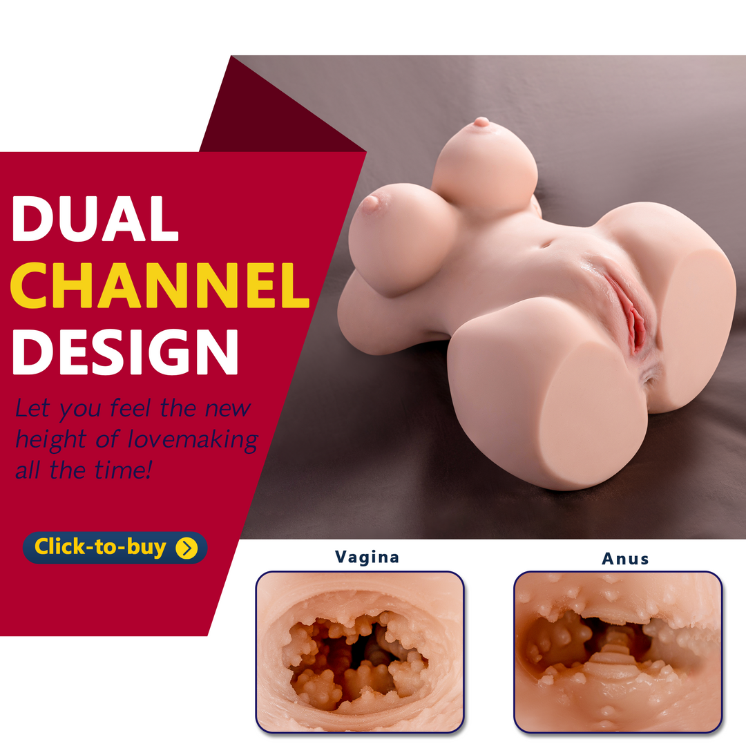 Bob Doll Realistic Vagina And Ass Masturbator 12.1 lb