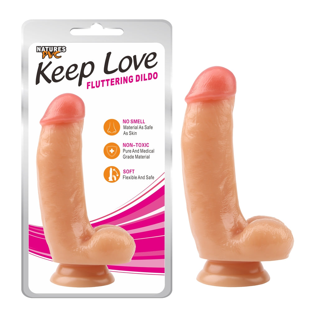 Fluttering Dildo 7-Inch