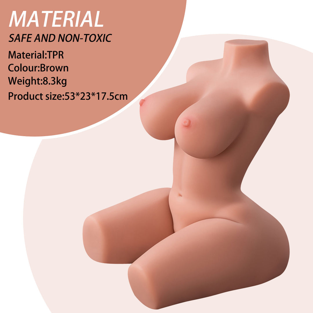 Page Brown Doll Realistic Vagina, Ass And Tits Masturbator 18.29 lb