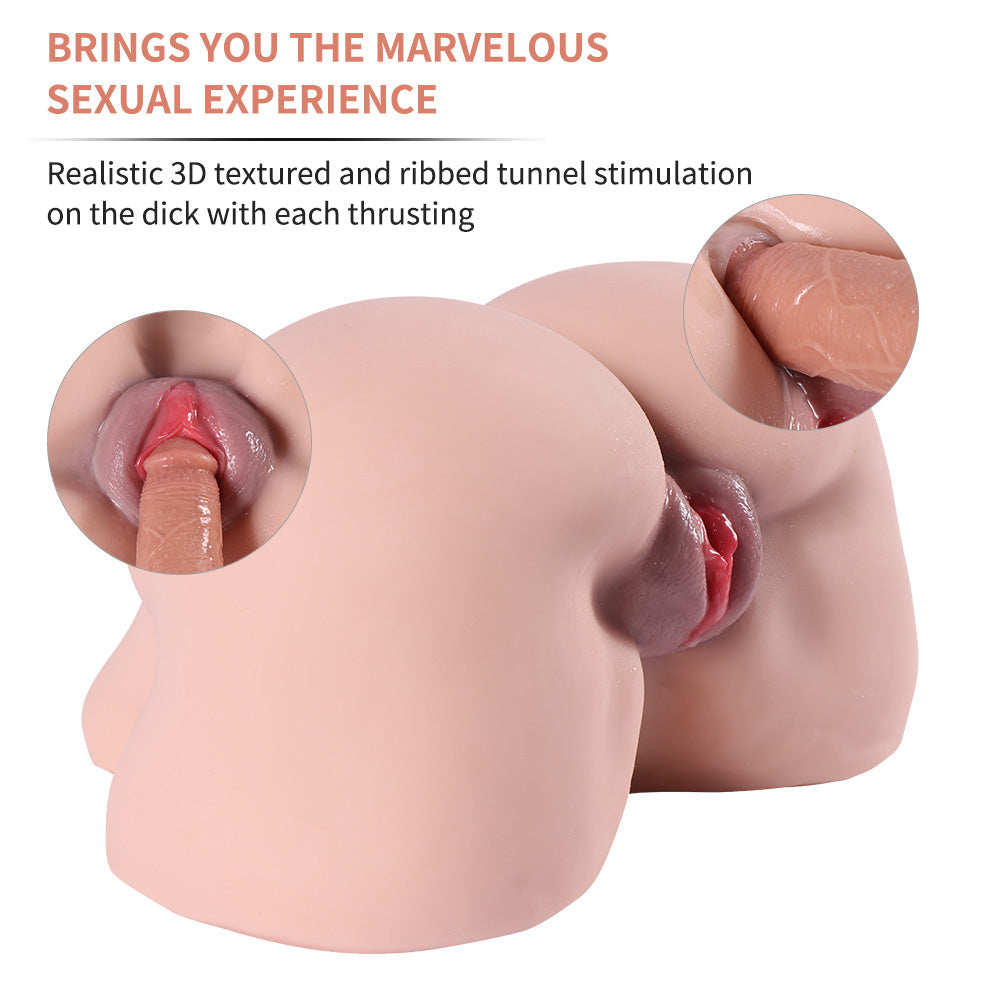 Maude Doll Ribbed Vagina And Ass Masturbator 14.91 lb
