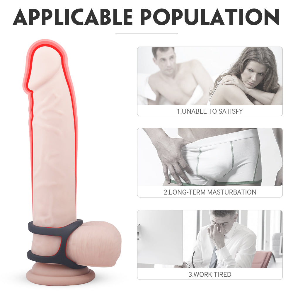 Heman Stamina Enhance Silicon Ball Cock Ring