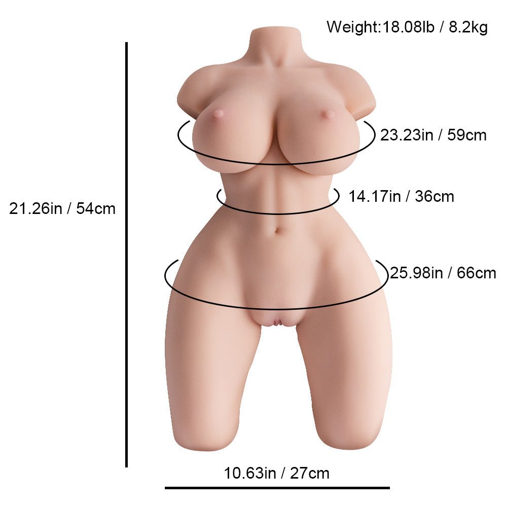 Rosman Doll Realistic Vagina And Ass Masturbator 18.08 lb