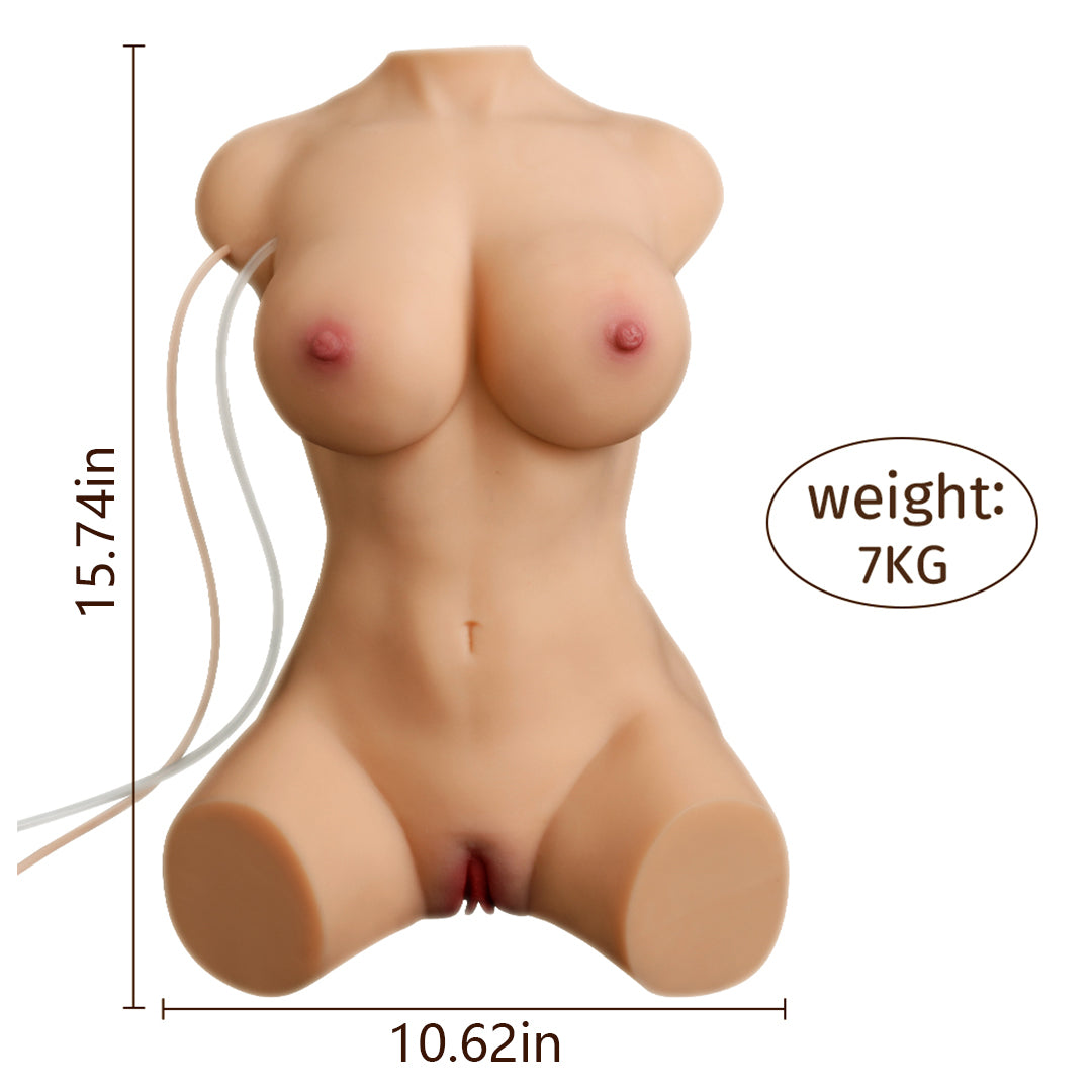 Merida Doll Realistic Vagina, Ass And Tits Suction & Vibrating Masturbator 15.43 lb