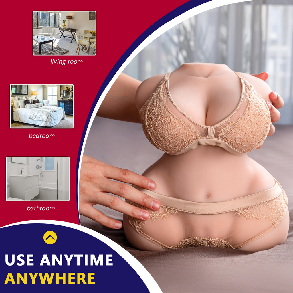 Bob Doll Realistic Vagina And Ass Masturbator 12.1 lb