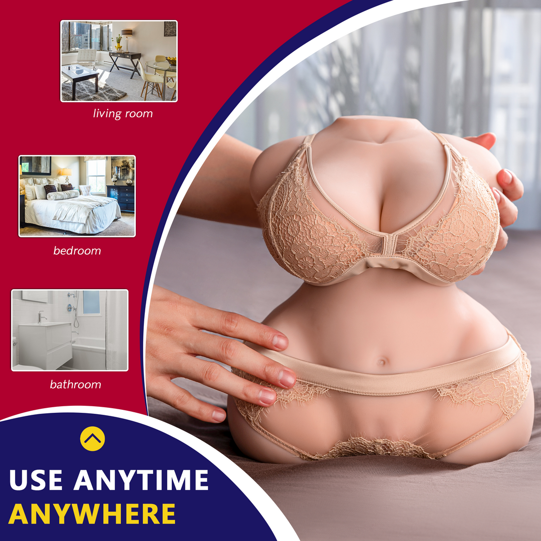 Bob Doll Realistic Vagina And Ass Masturbator 12.1 lb