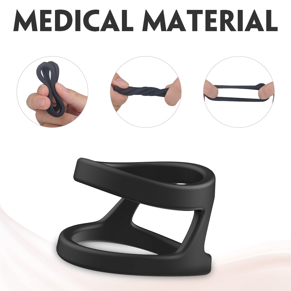Heman Stamina Enhance Silicon Ball Cock Ring