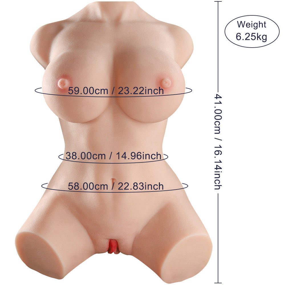 Merida Doll Realistic Vagina, Ass And Tits Masturbator 13.77 lb