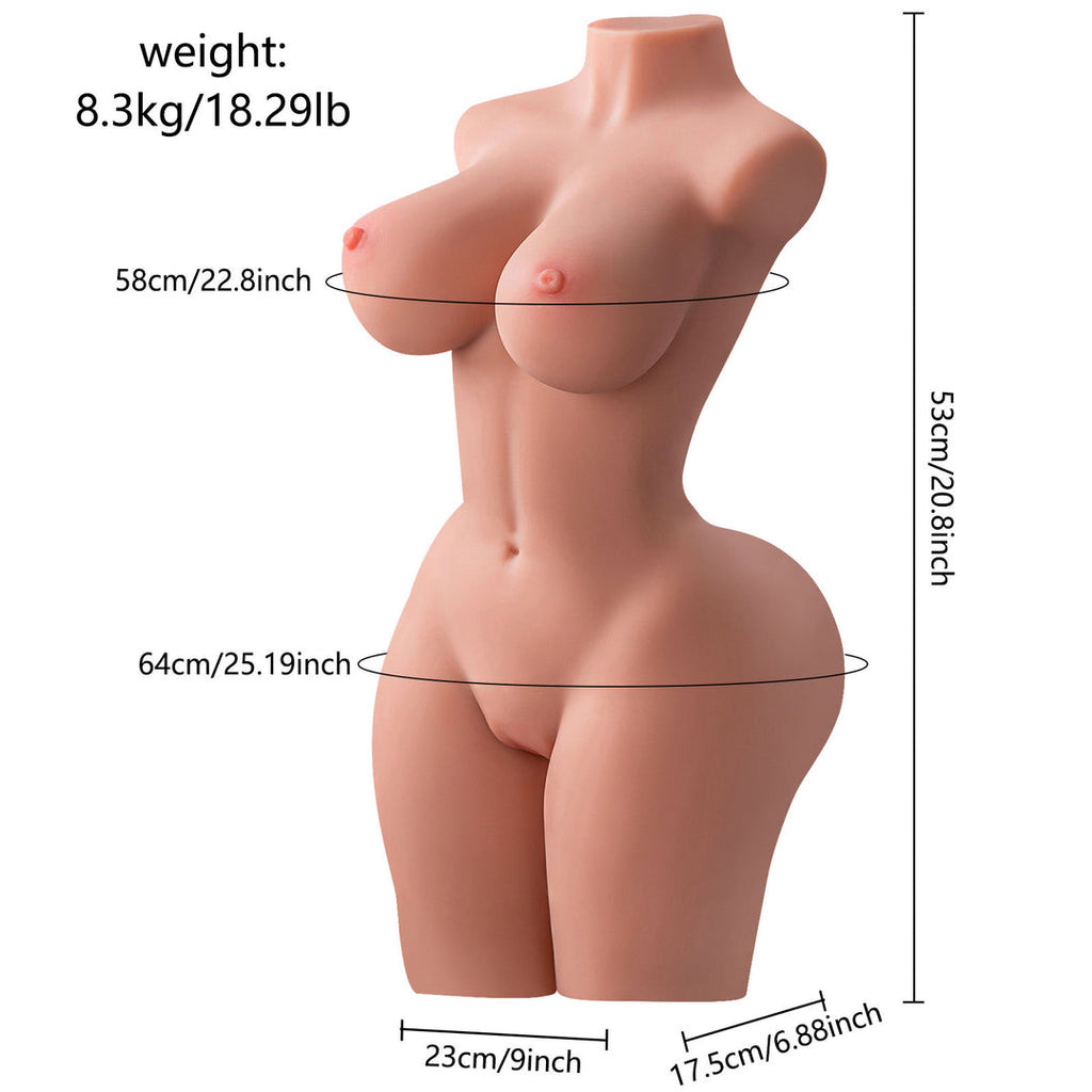 Page Brown Doll Realistic Vagina, Ass And Tits Masturbator 18.29 lb
