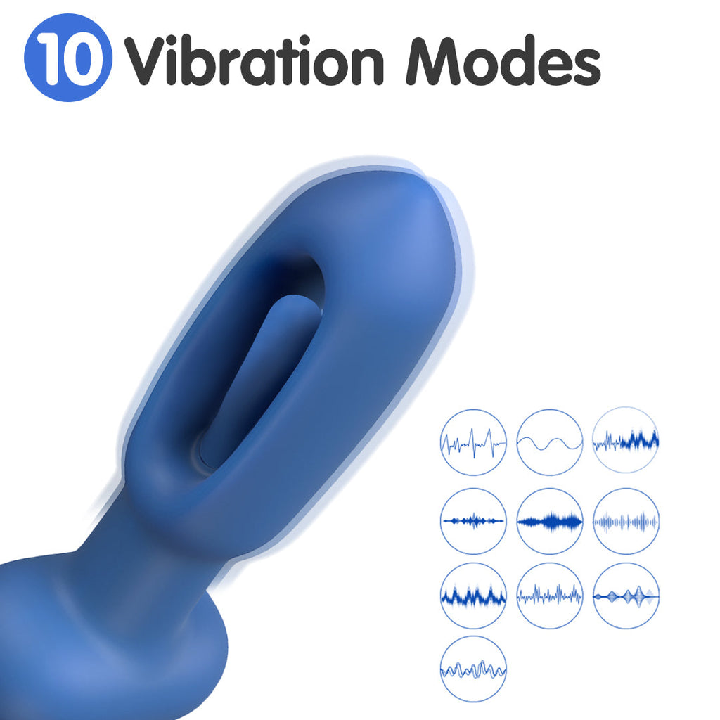 Luno Flapping Vibrating Butt Plug
