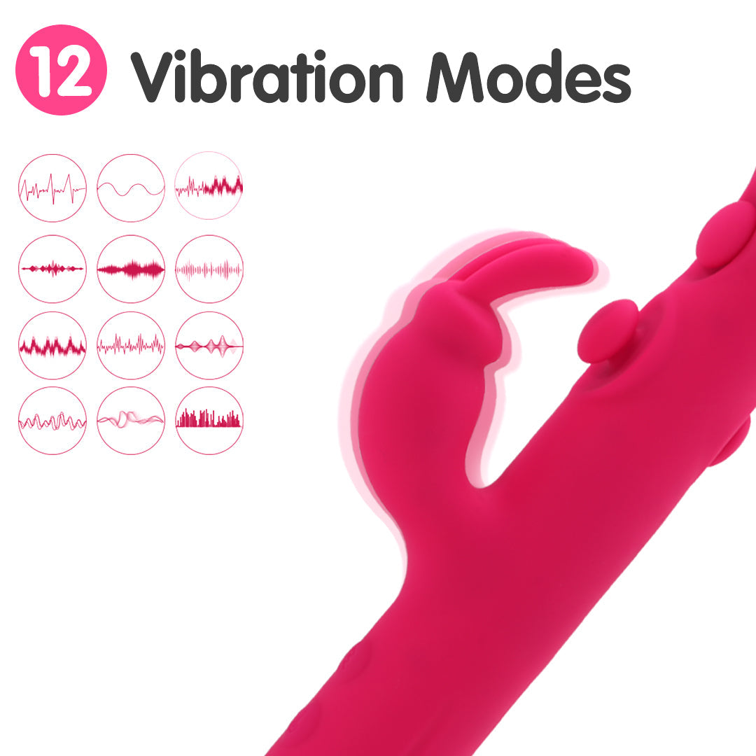 Cherry Dynamic Thrusting Rabbit Vibrators