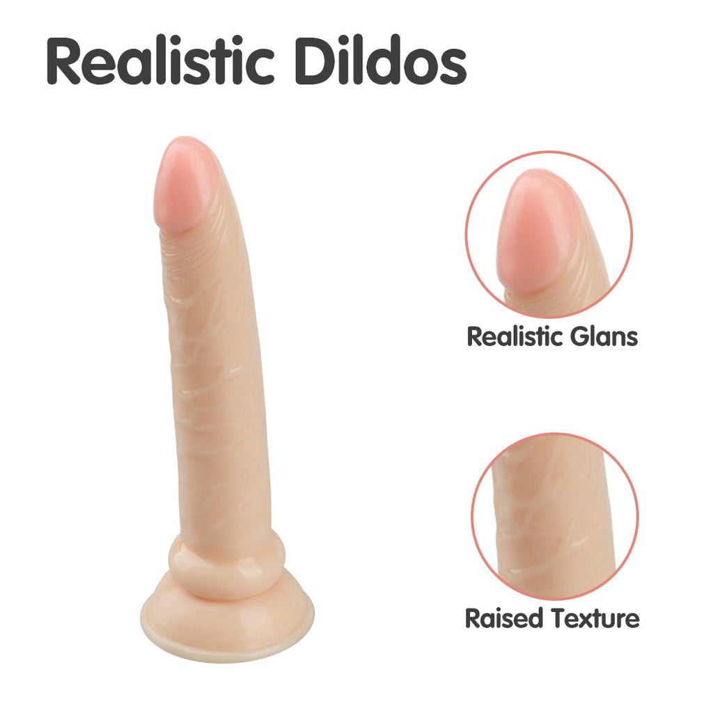 Suction-Cup Dildos 7.5-Inch