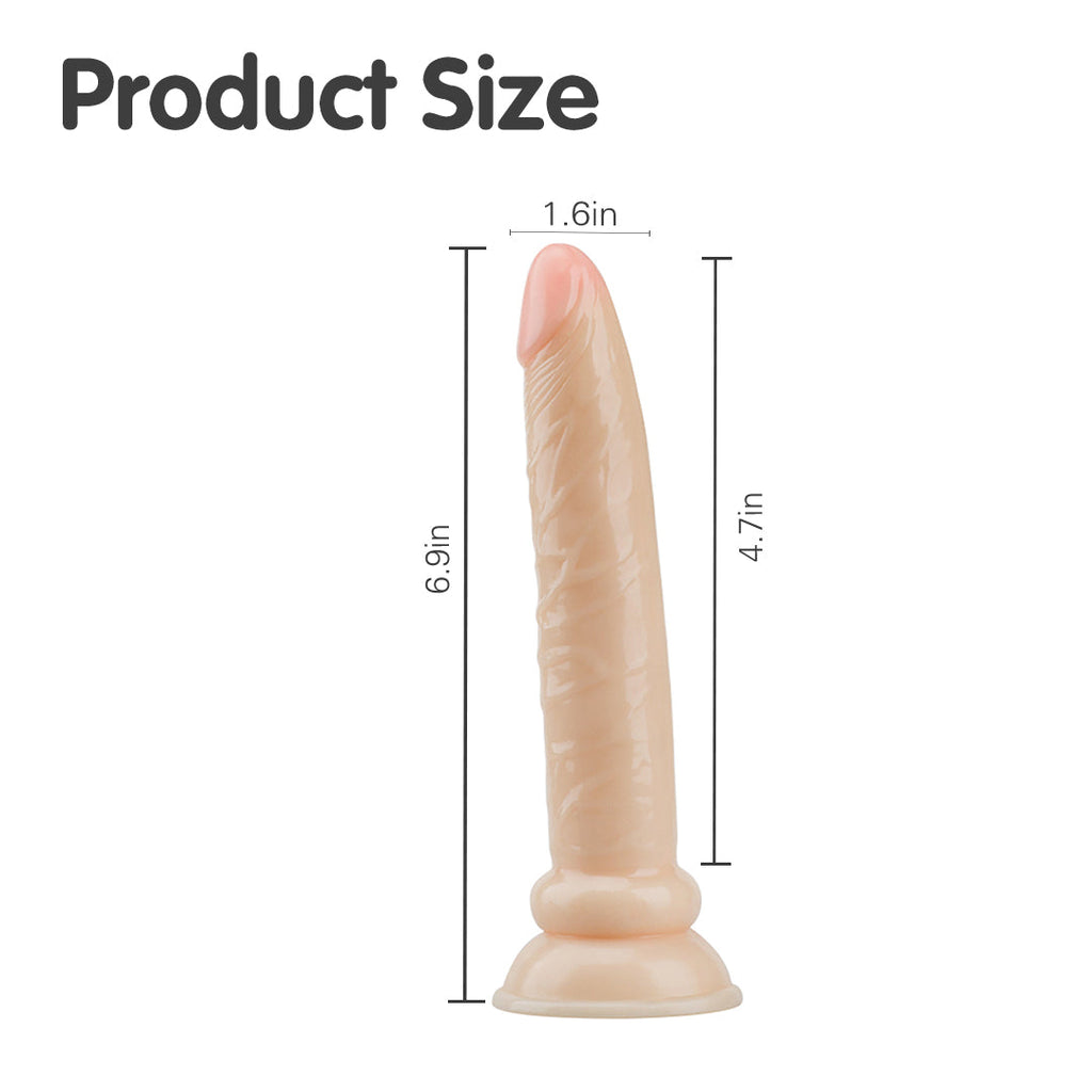 Suction-Cup Dildos 7.5-Inch