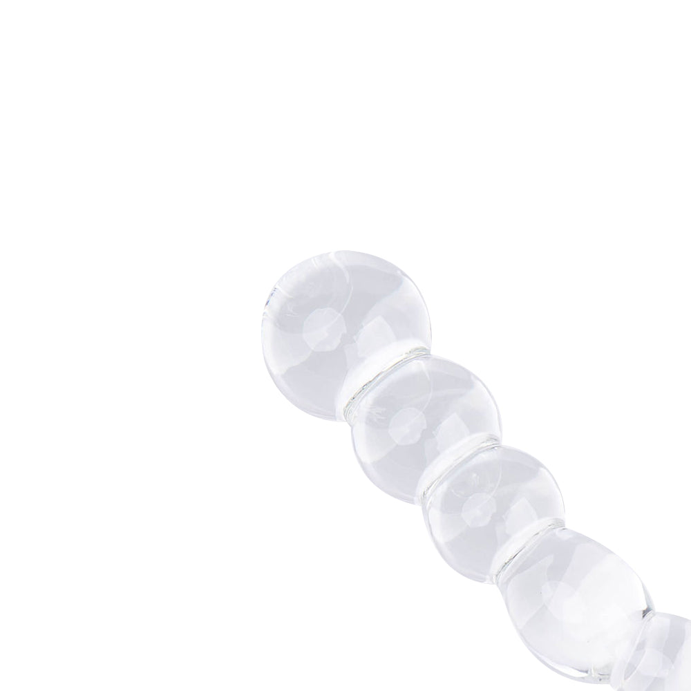 Beaded Sensual Glass Butt Plugs Dildo 6-Inch