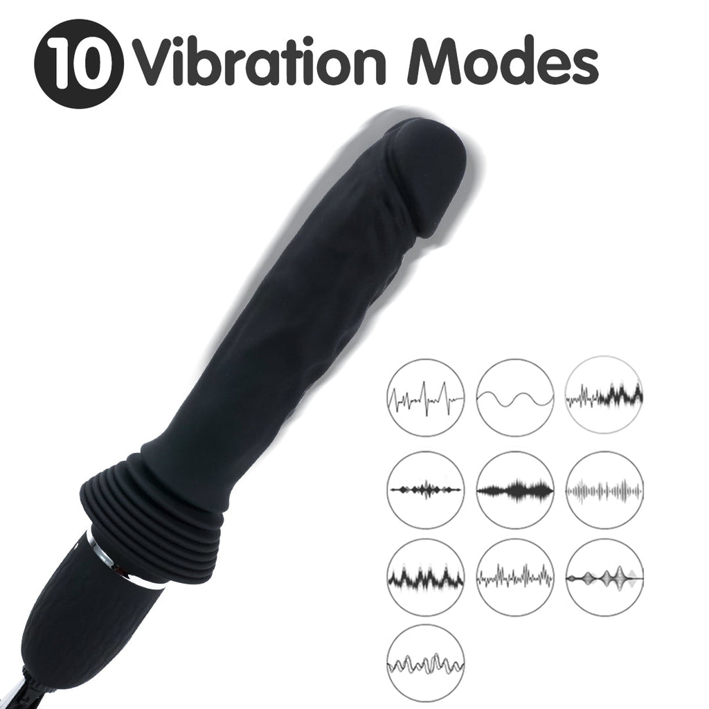 Viper-X Thrusting & Heating Remote Control Dildo Vibrator