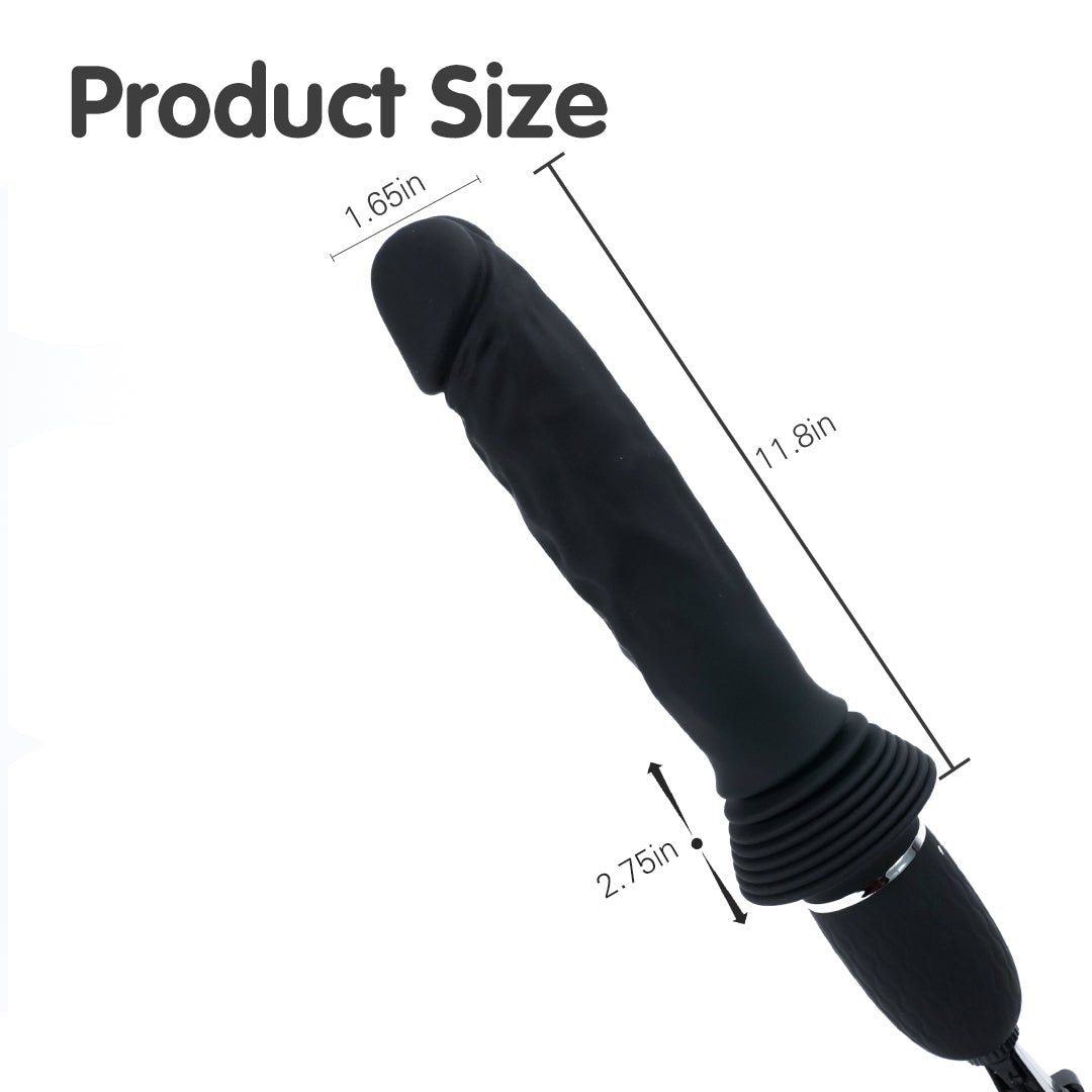 Viper-X Thrusting & Heating Remote Control Dildo Vibrator