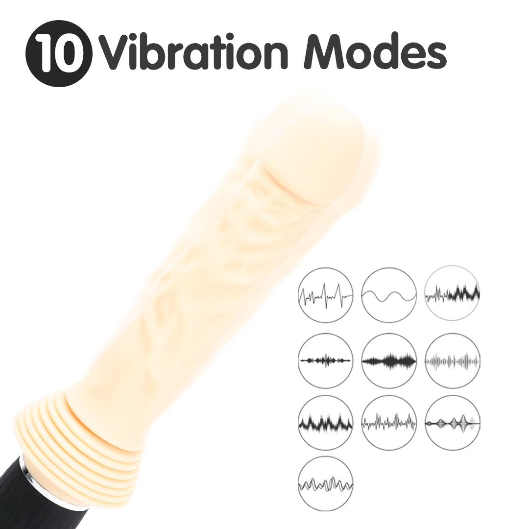 Viper-X Thrusting Remote Control Dildo Vibrator