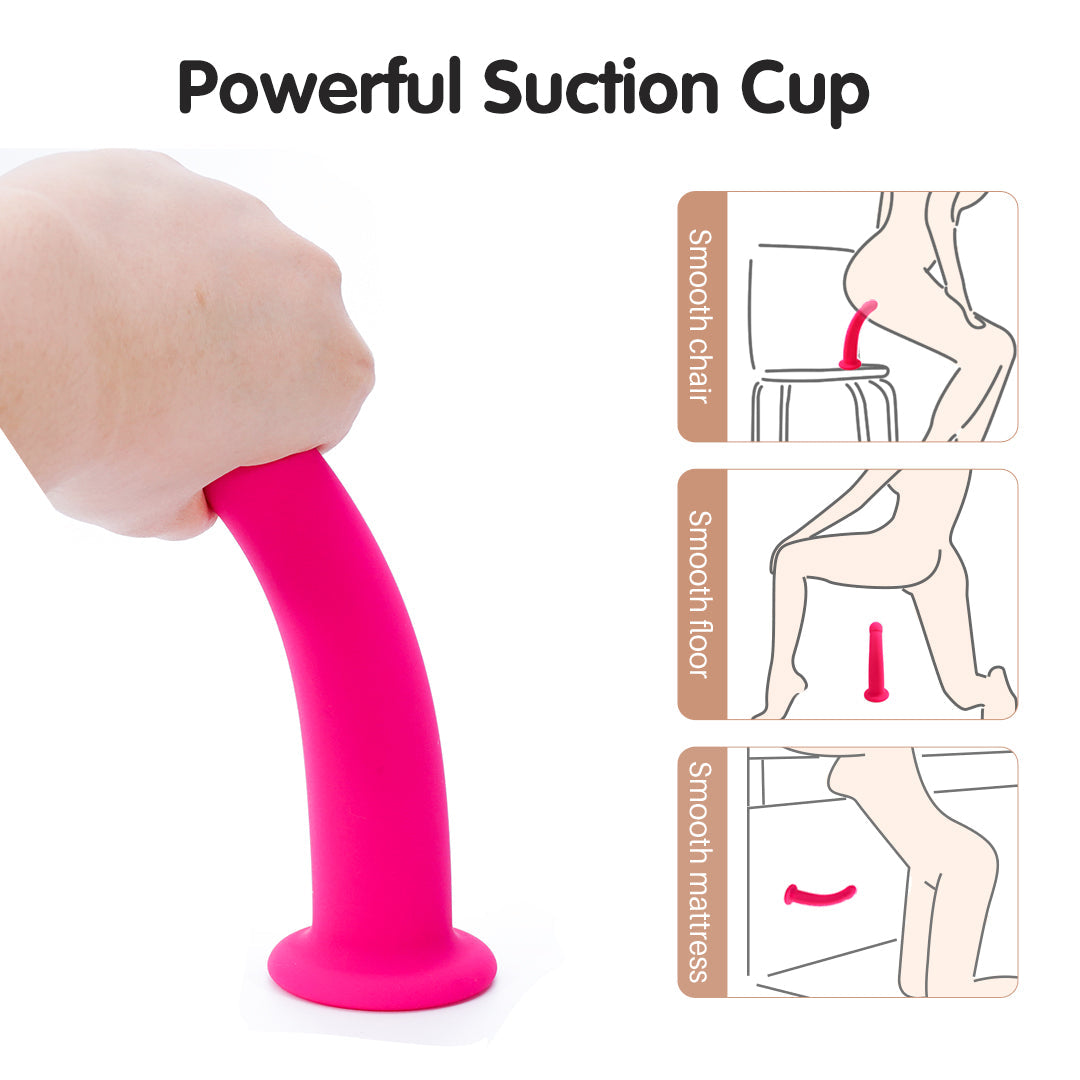 Bend Over Pink Dildo 7-Inch