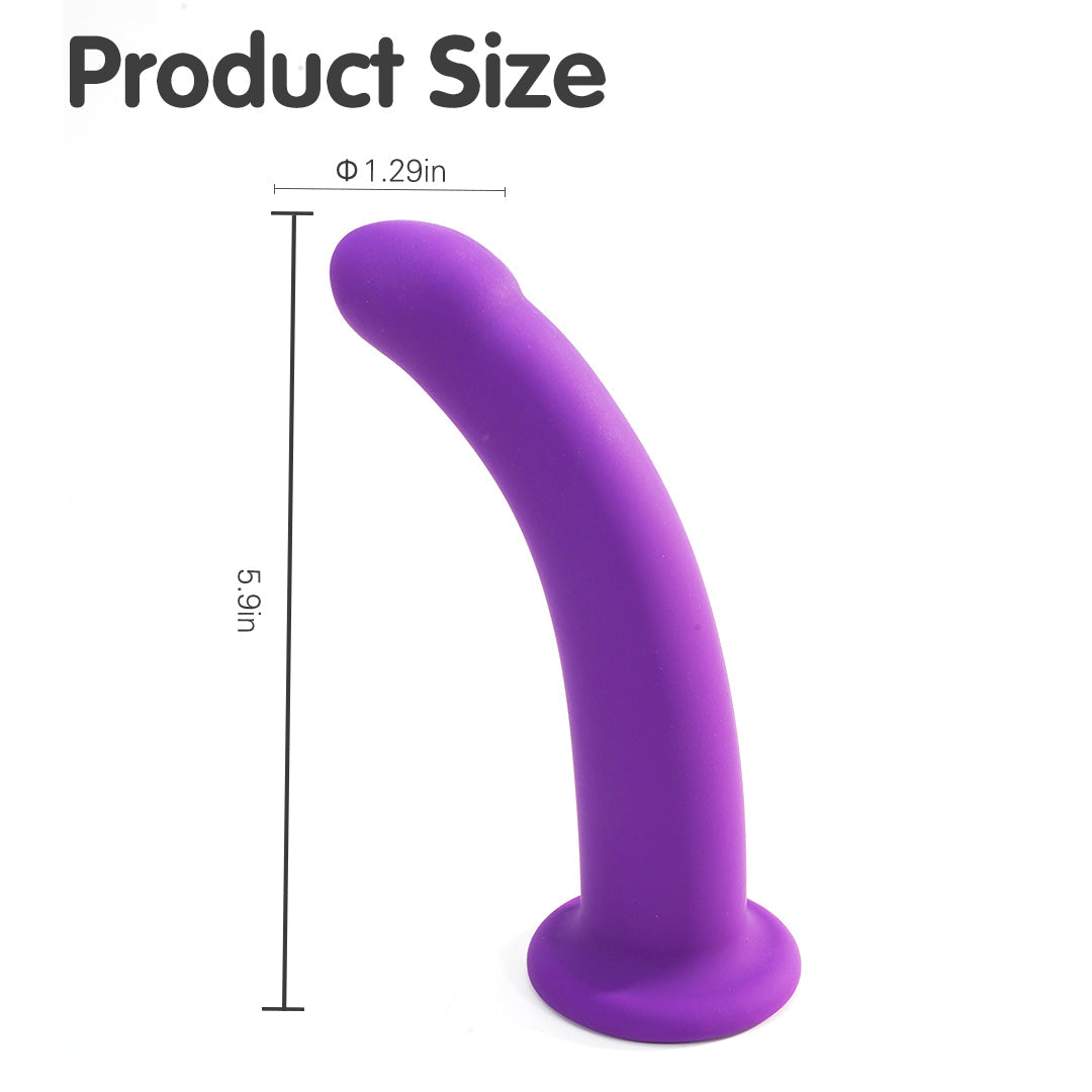 Bend Over Purple Dildo 6-Inch