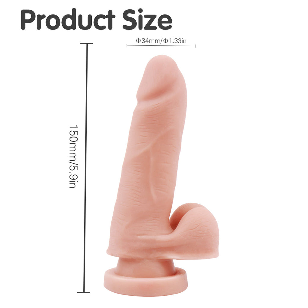 The Glad Eye Classic Realistic Dildo 5.9-Inch