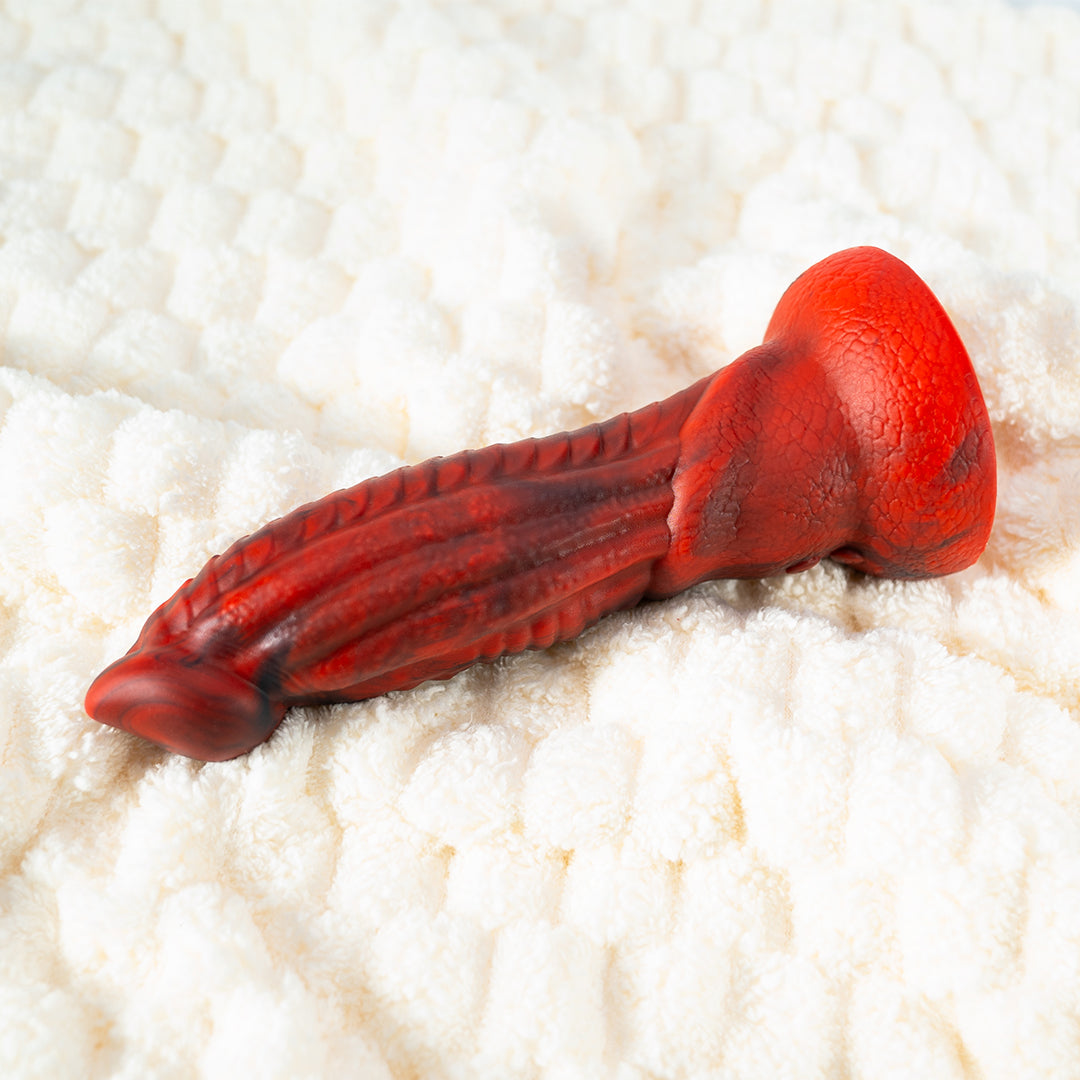 Crimson Comet Thrusting & Vibrating Dildos 8.2-Inch